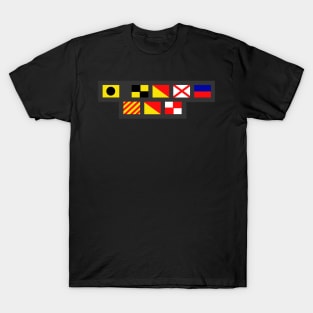 “I Love You” Nautical Flags T-Shirt